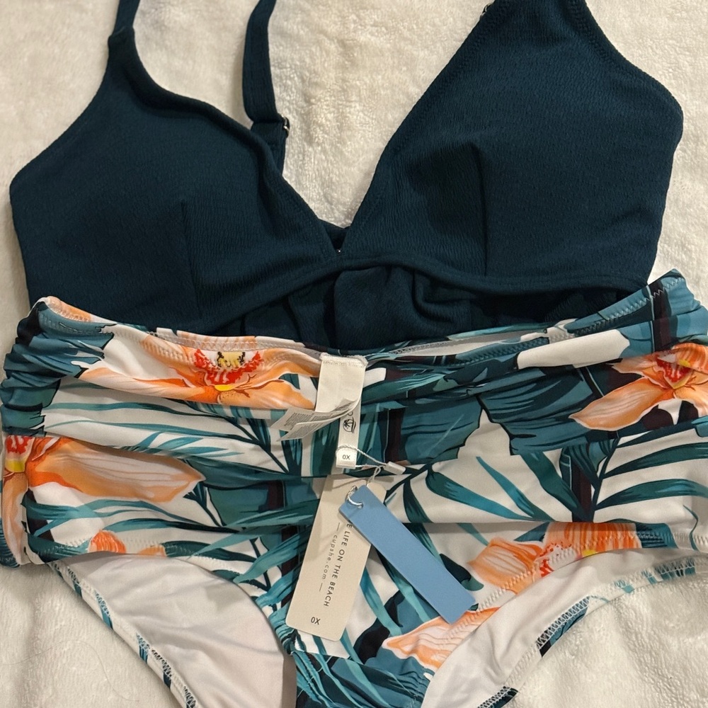 Floral Print Bikini Set